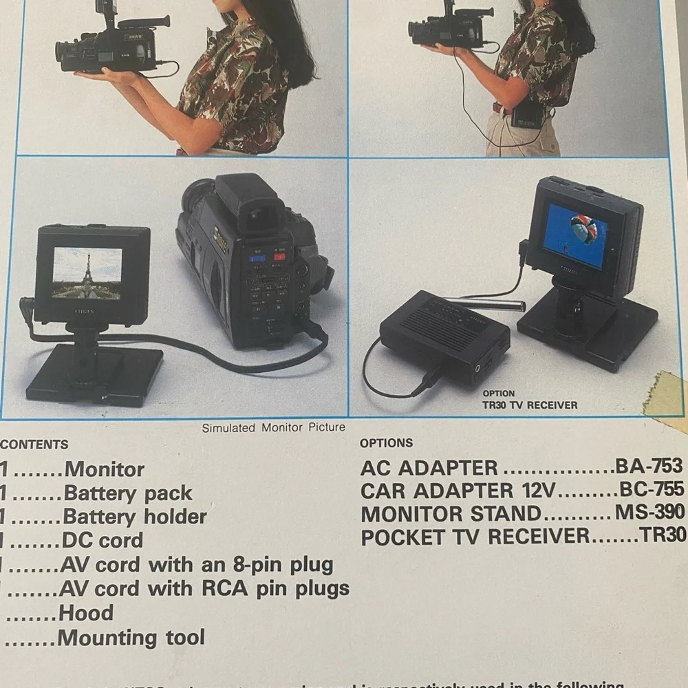 Sony M329 LCD Color Video Monitor